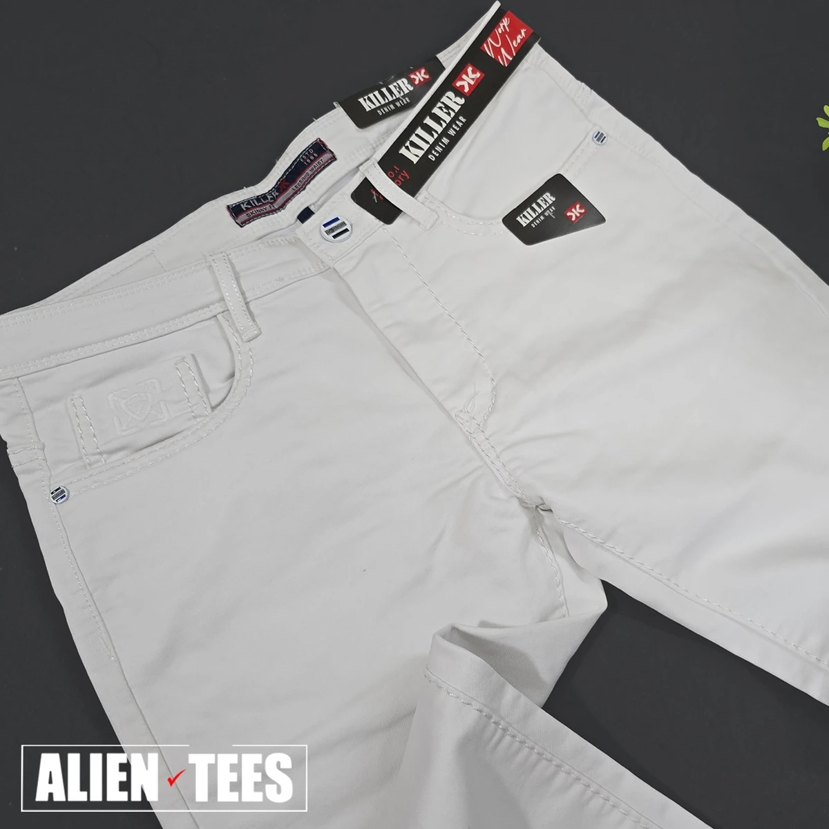 J161 White Premium Killer Jeans Pant