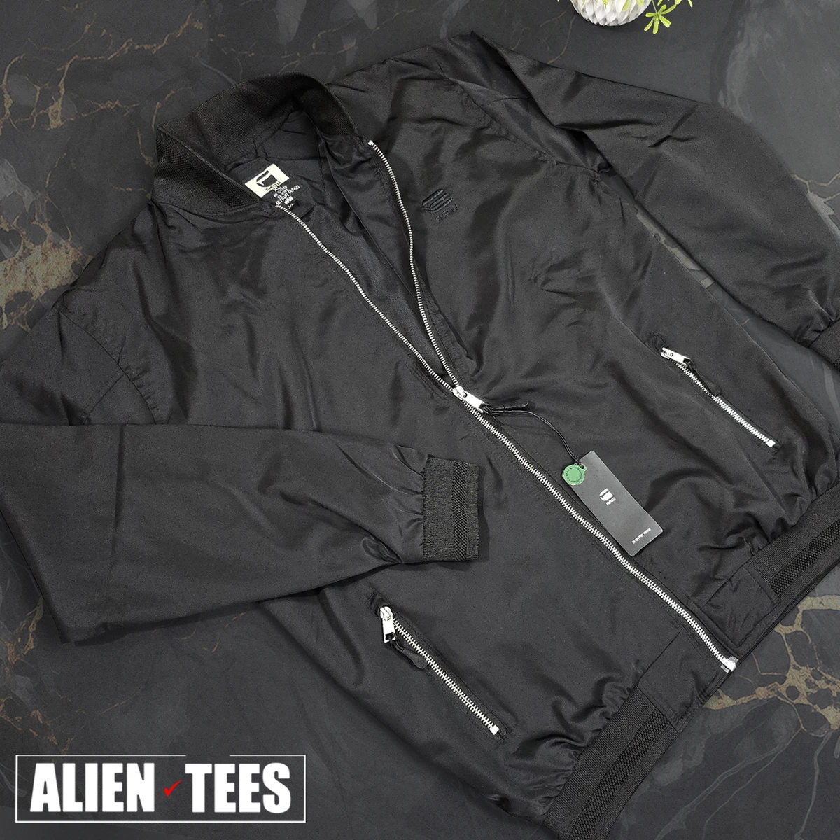 JC08 Black Wind Breaker Jacket