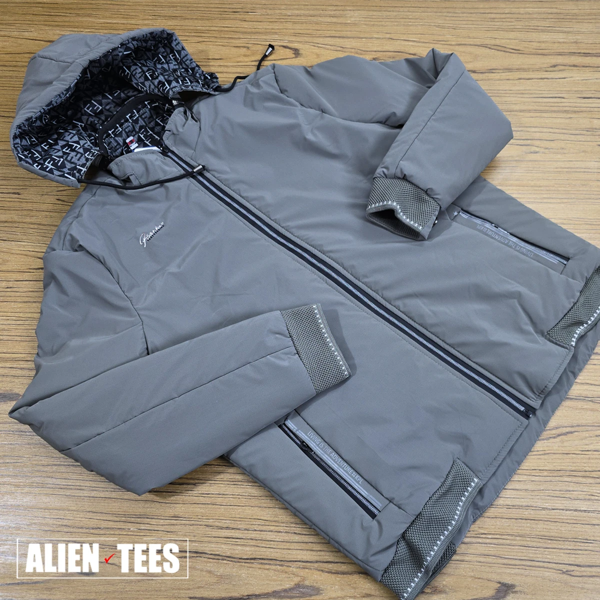 W05 Light Gray Padded Jacket