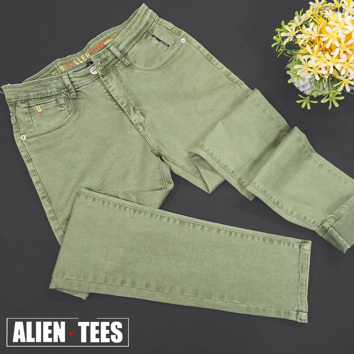 J160 Faded Olive Killer Jeans Pant