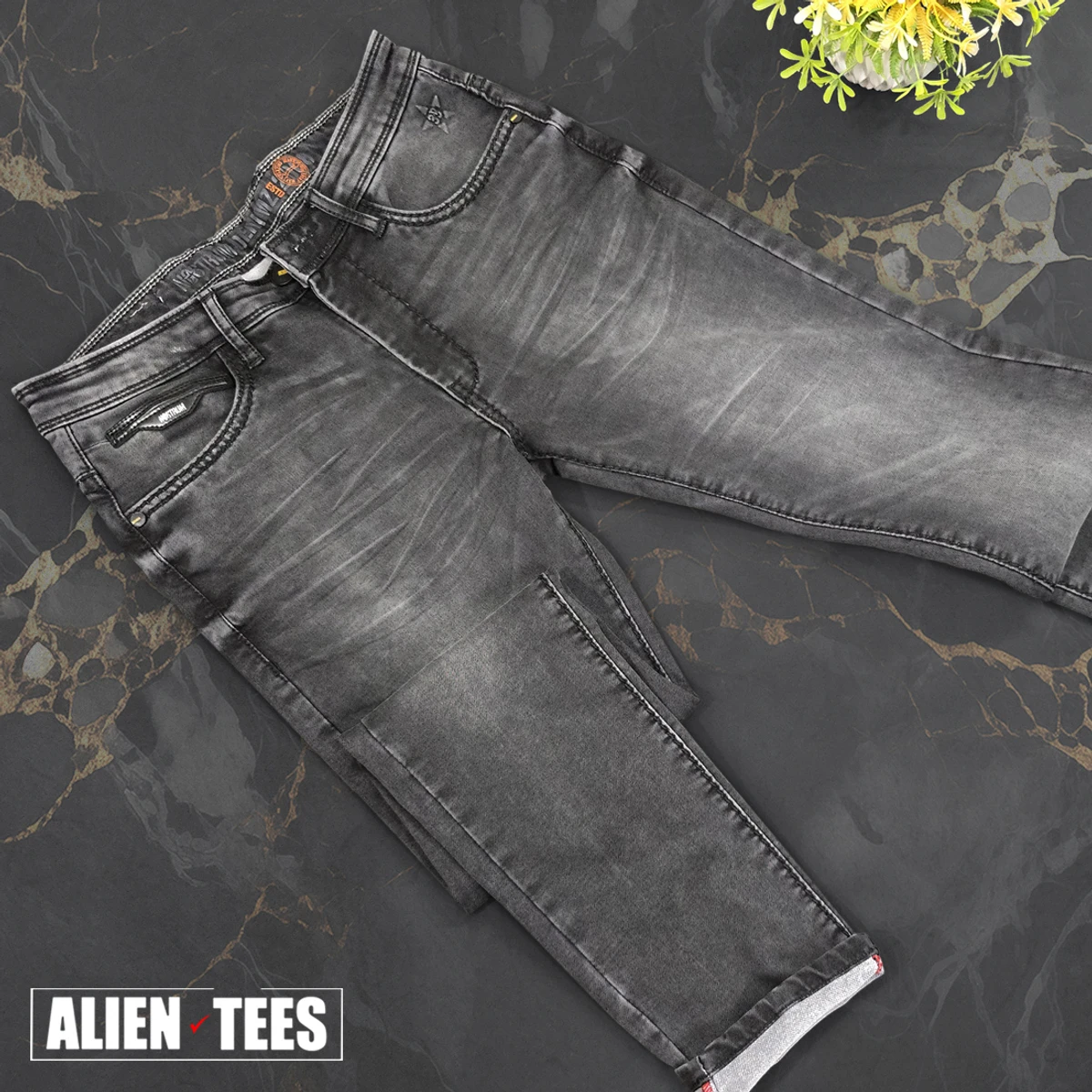 J174 Moon Black Jeans Pant