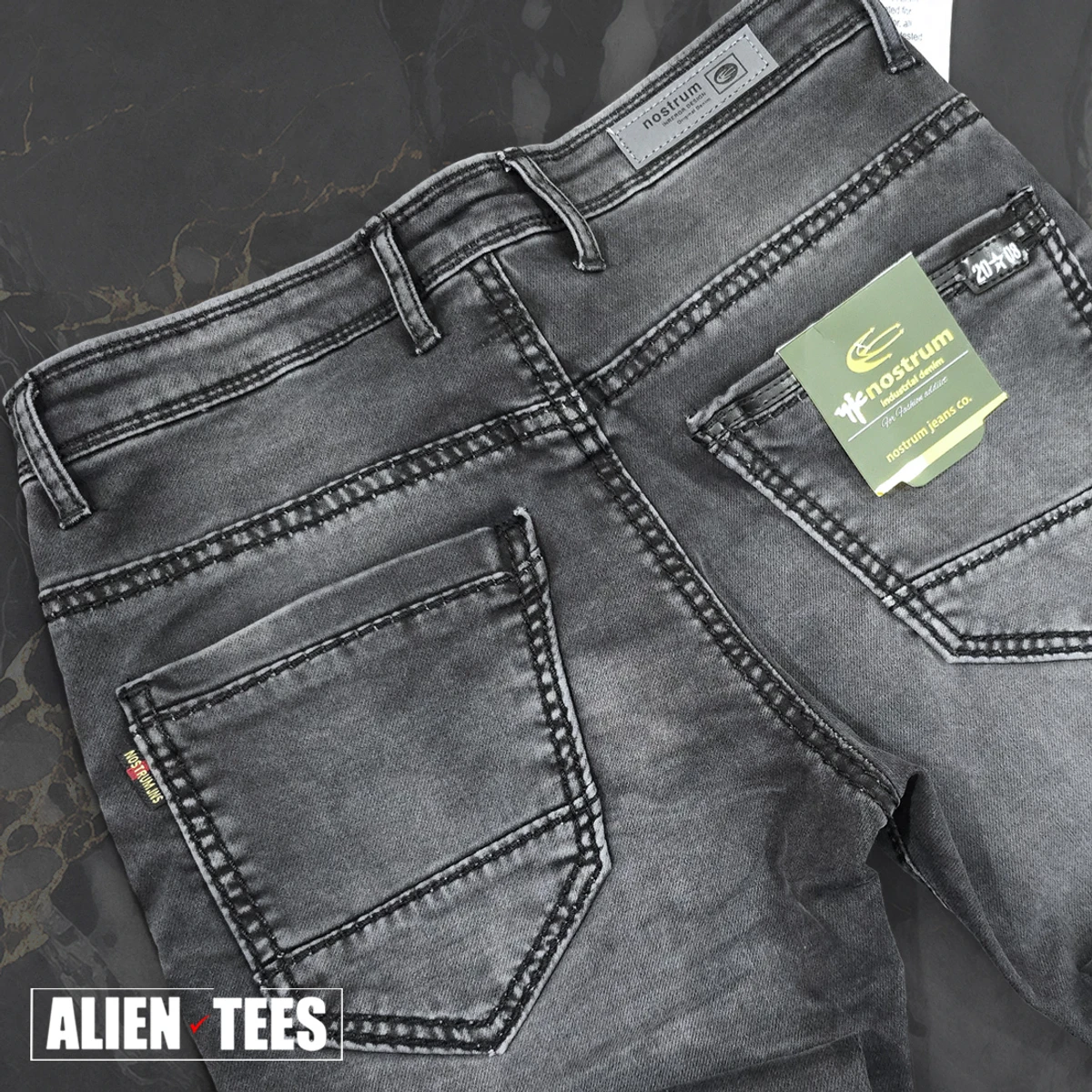 J174 Moon Black Jeans Pant - Image 3