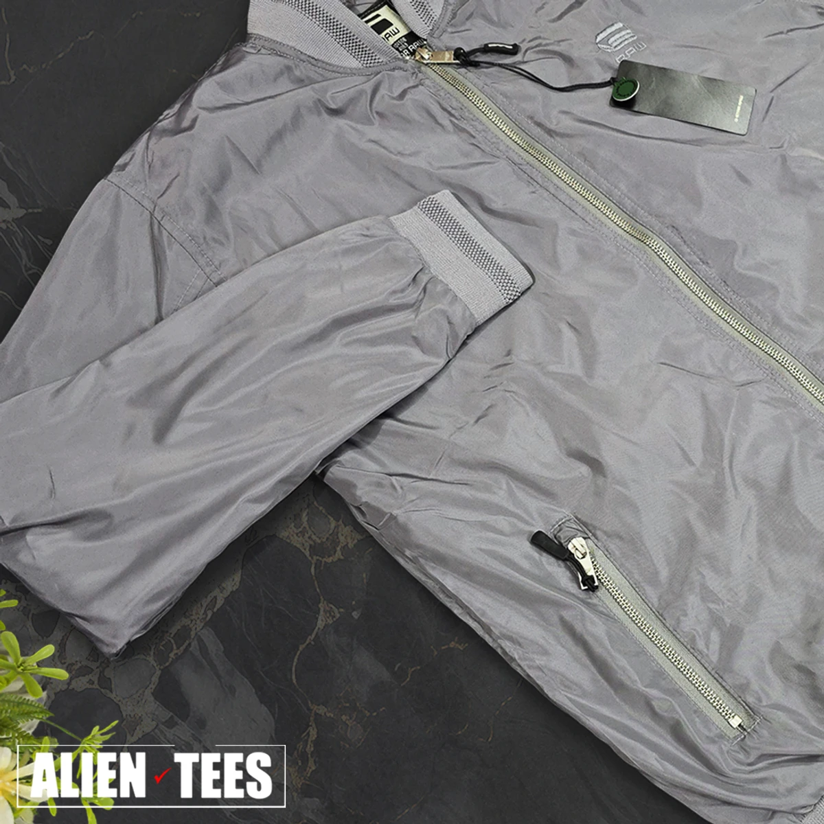 JC11 Silver Wind Breaker Jacket - Image 3