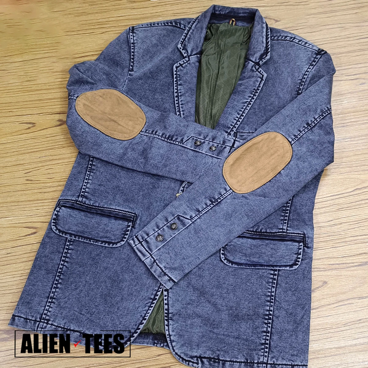 RC04 Light Blue Denim Blazer