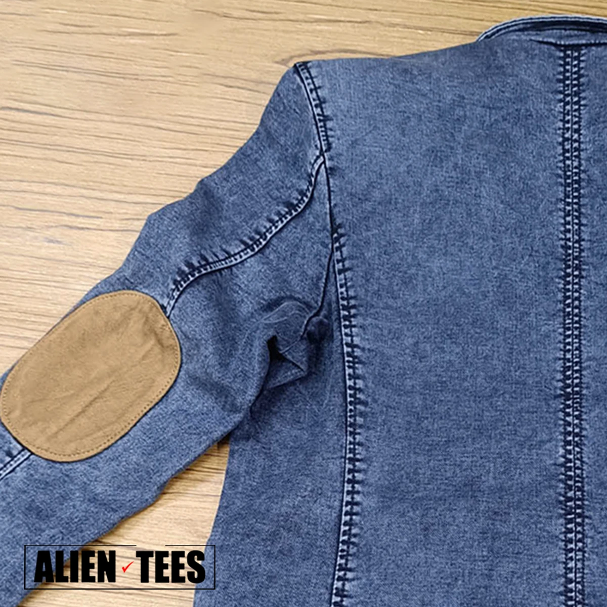 RC04 Light Blue Denim Blazer - Image 4