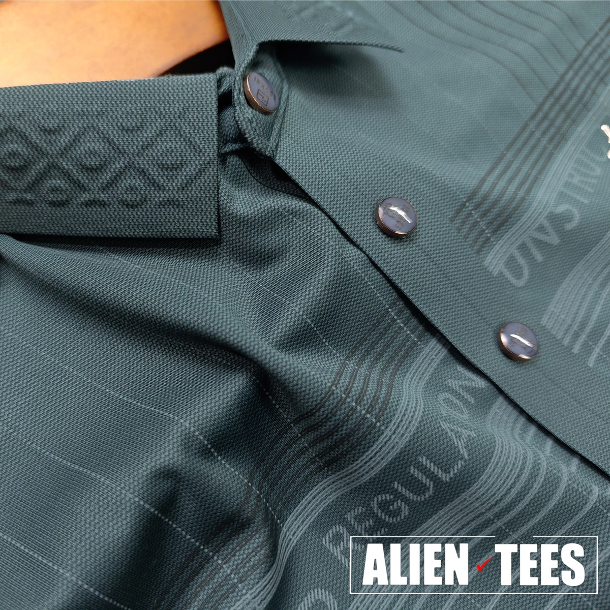 R209 Dark Aqua Crafted Collar Polo Shirt