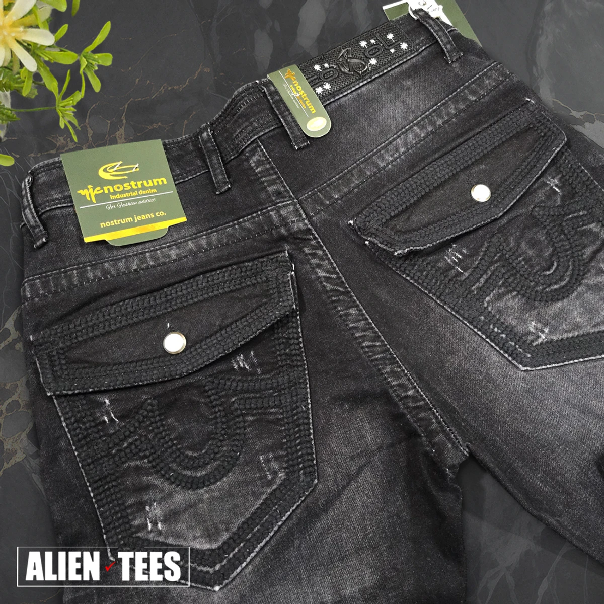 J171 Faded Coal Black Jeans Pant